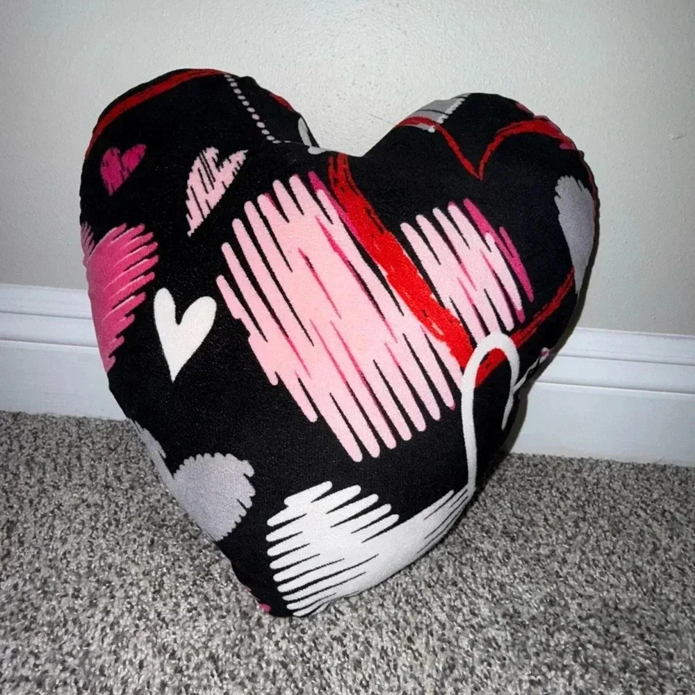 Homemade heart pillow